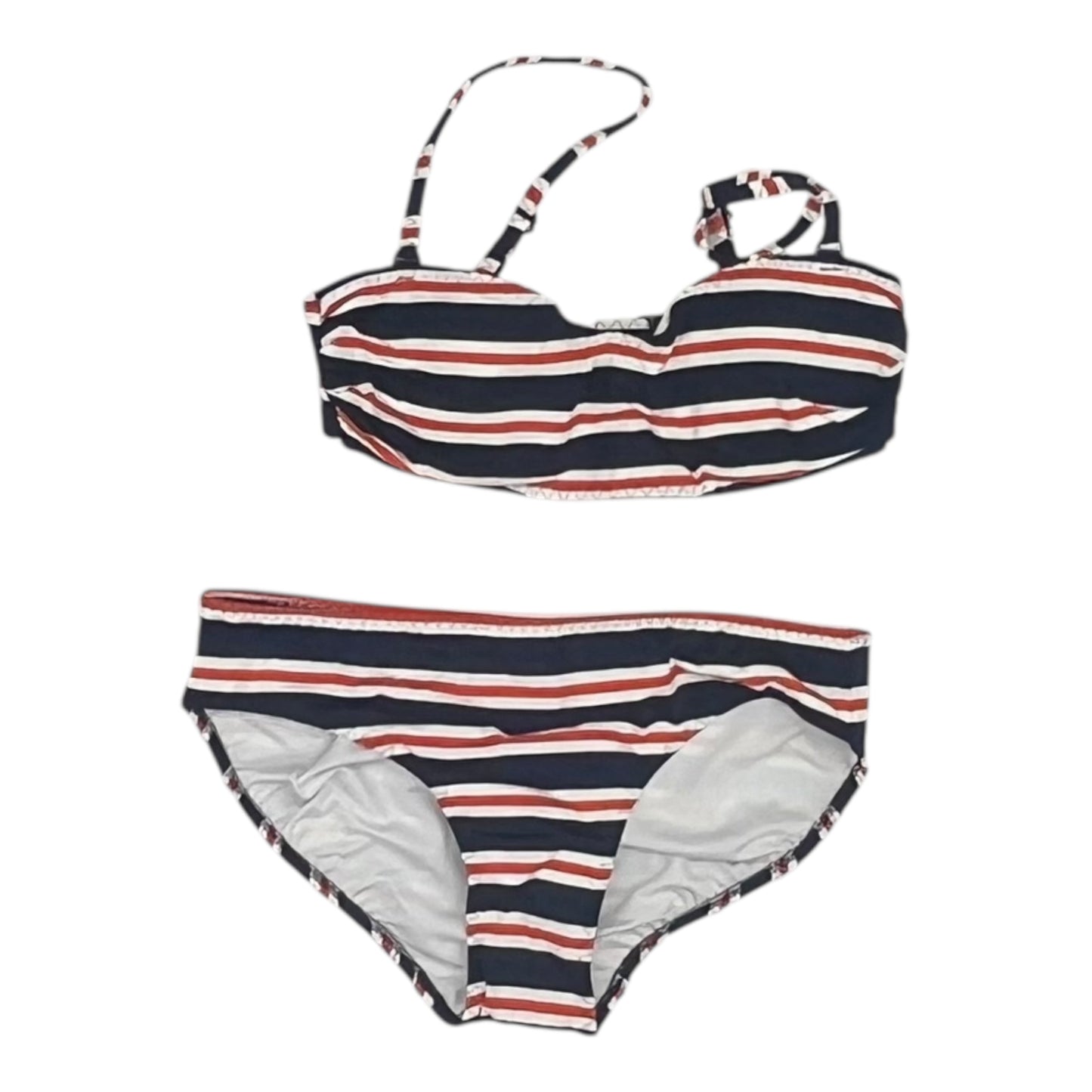 Swimsuit 2Pc By Lands End In Blue & Red & White, Size:Xs
