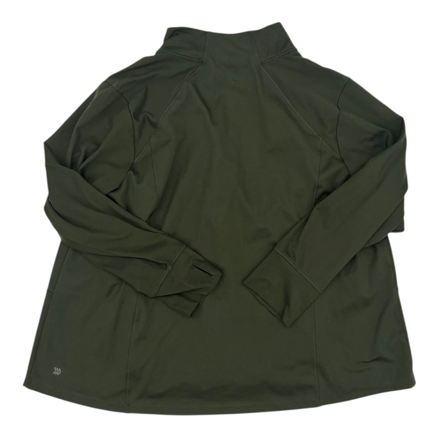 Athletic Jacket By All In Motion In Green, Size:4X