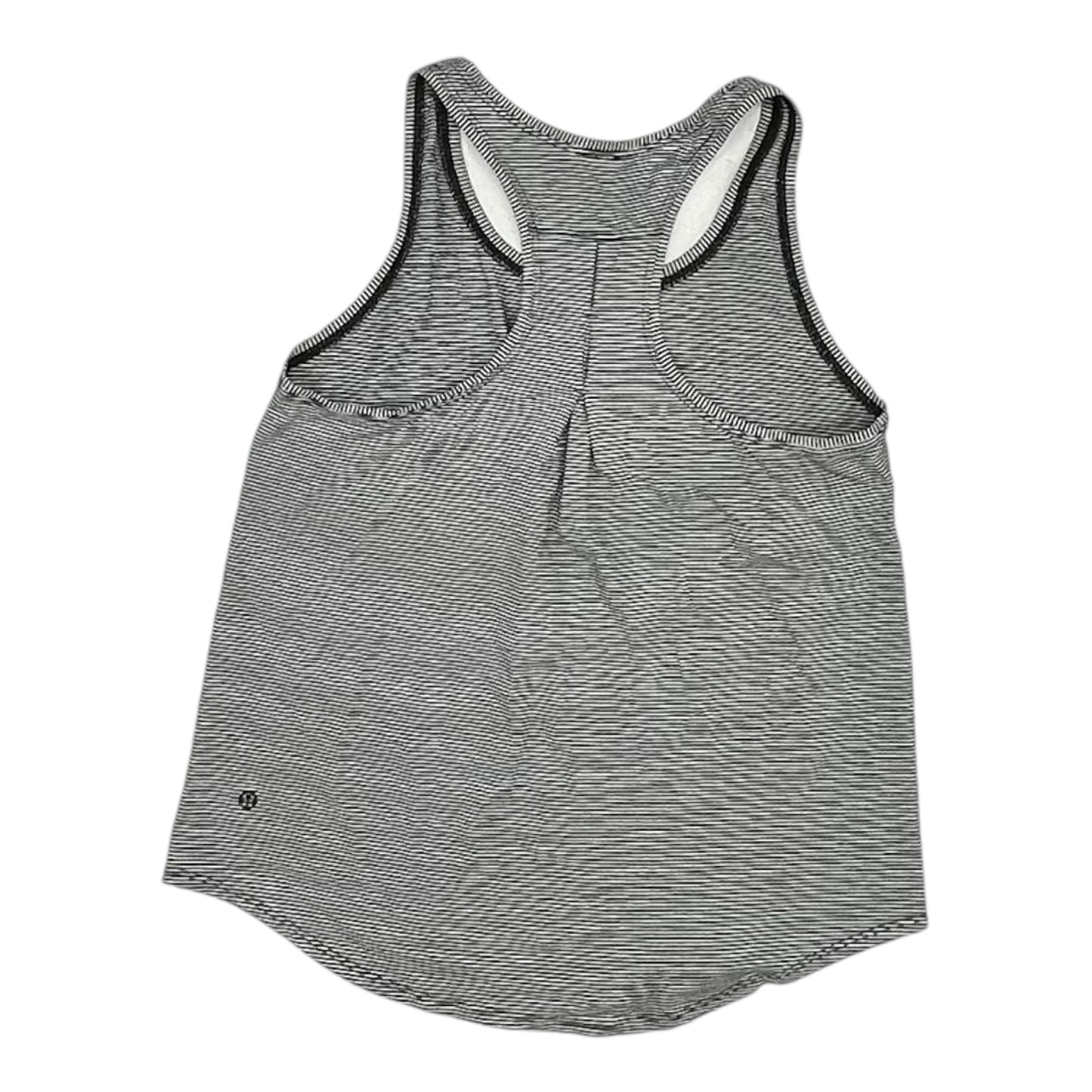 Athletic Tank Top By Lululemon In Striped Pattern, Size:M