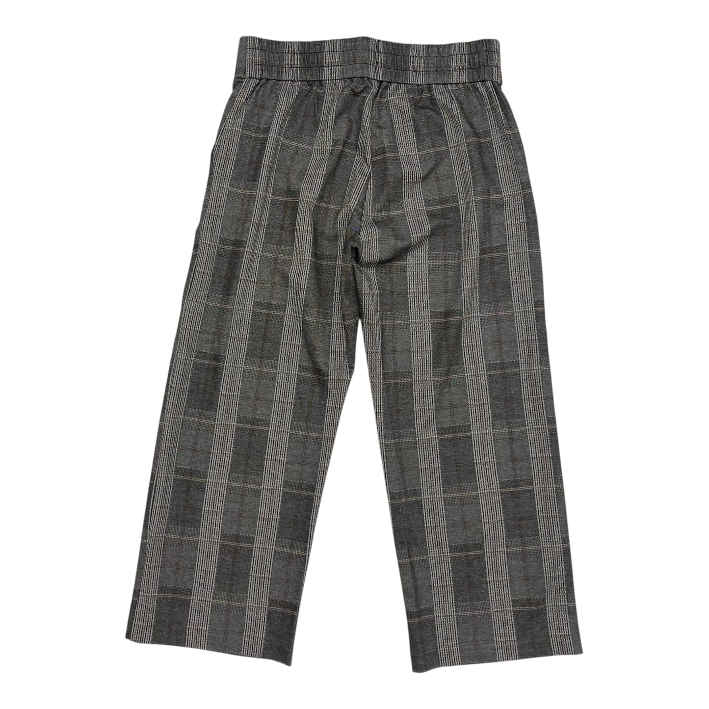 Pants Cropped By Liverpool In Black & Brown, Size:8