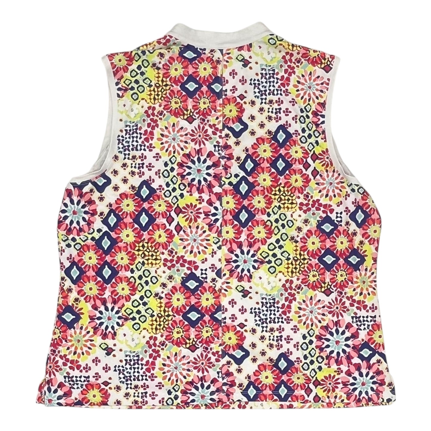 Athletic Tank Top By Clothes Mentor In White, Size:2X