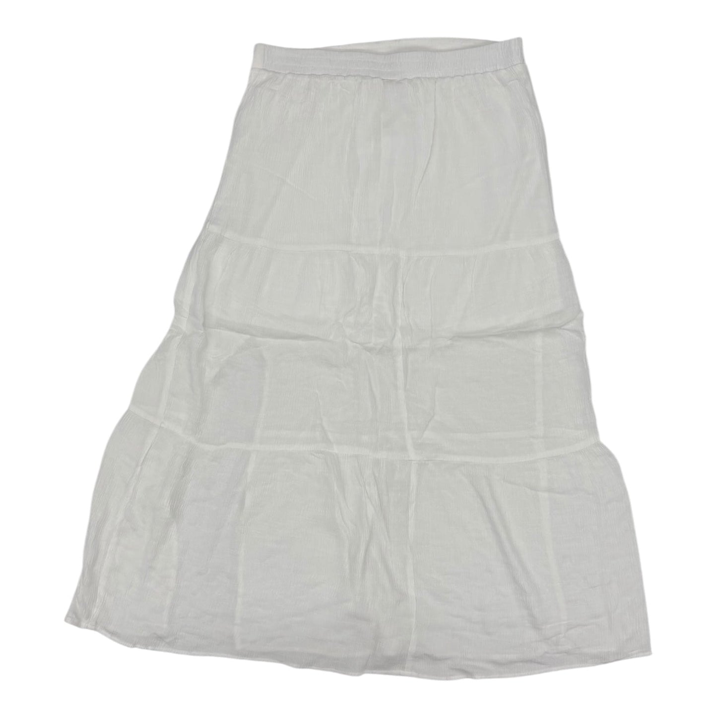 Skirt Maxi By Nine West In White, Size:L