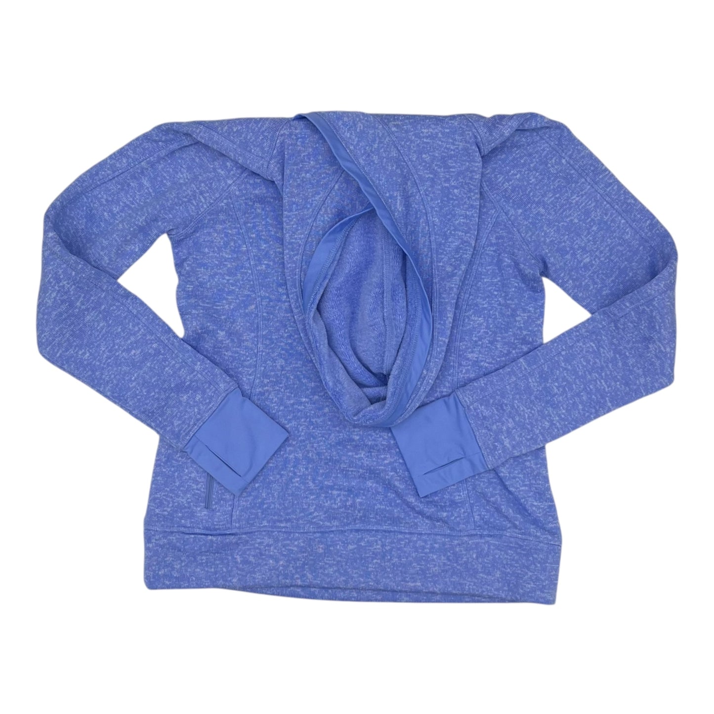 Athletic Sweatshirt Hoodie By Exertek In Blue, Size:M