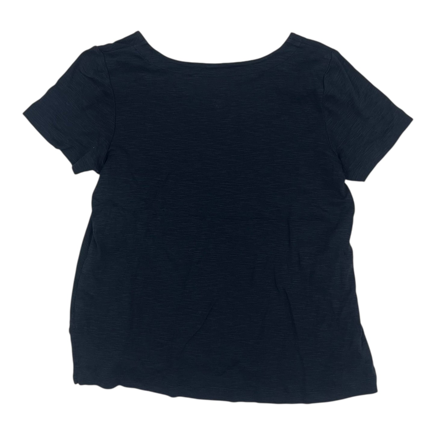 Top Ss Basic By J. Jill In Navy, Size:Sp