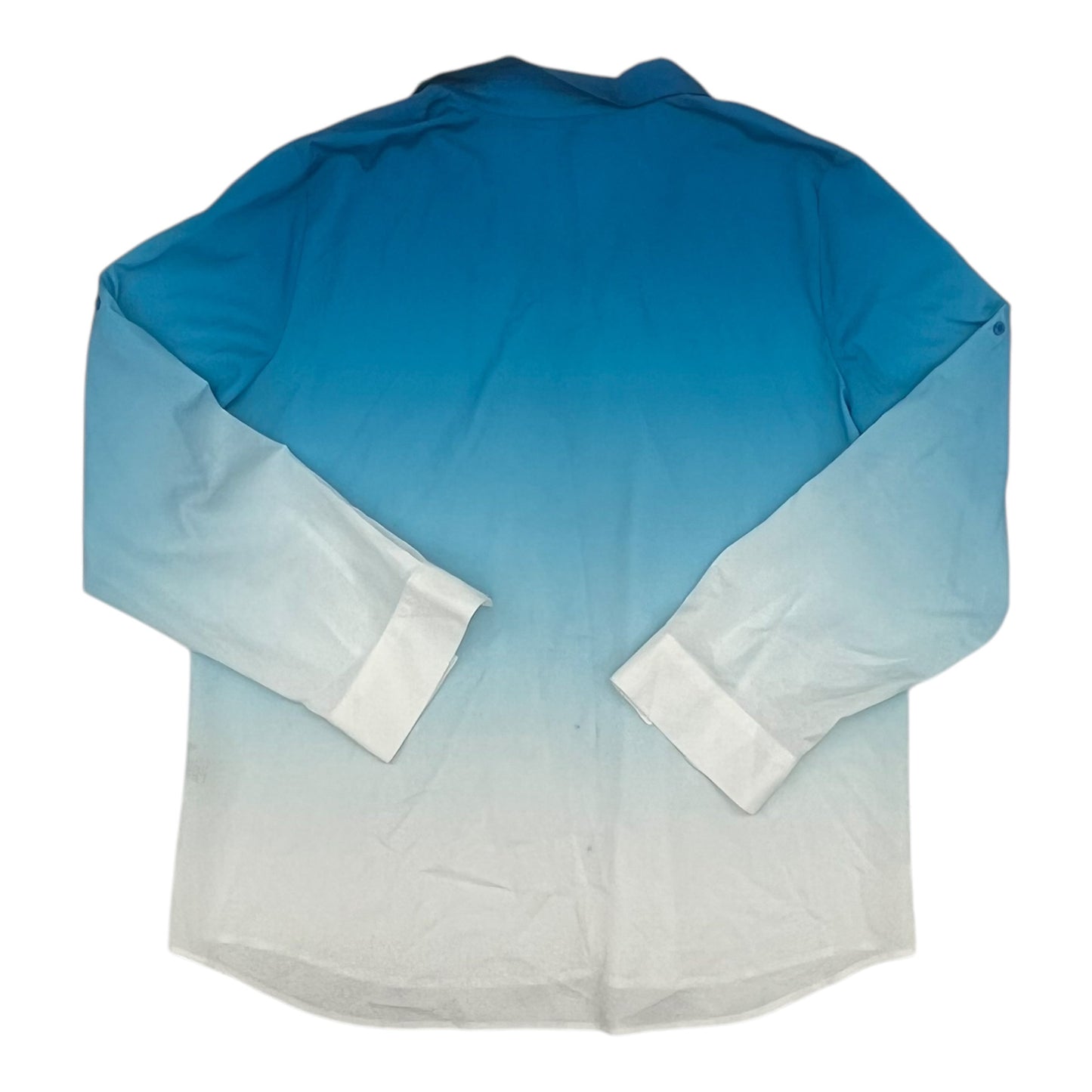 Top Ls By Calvin Klein In Blue & White, Size:Xl