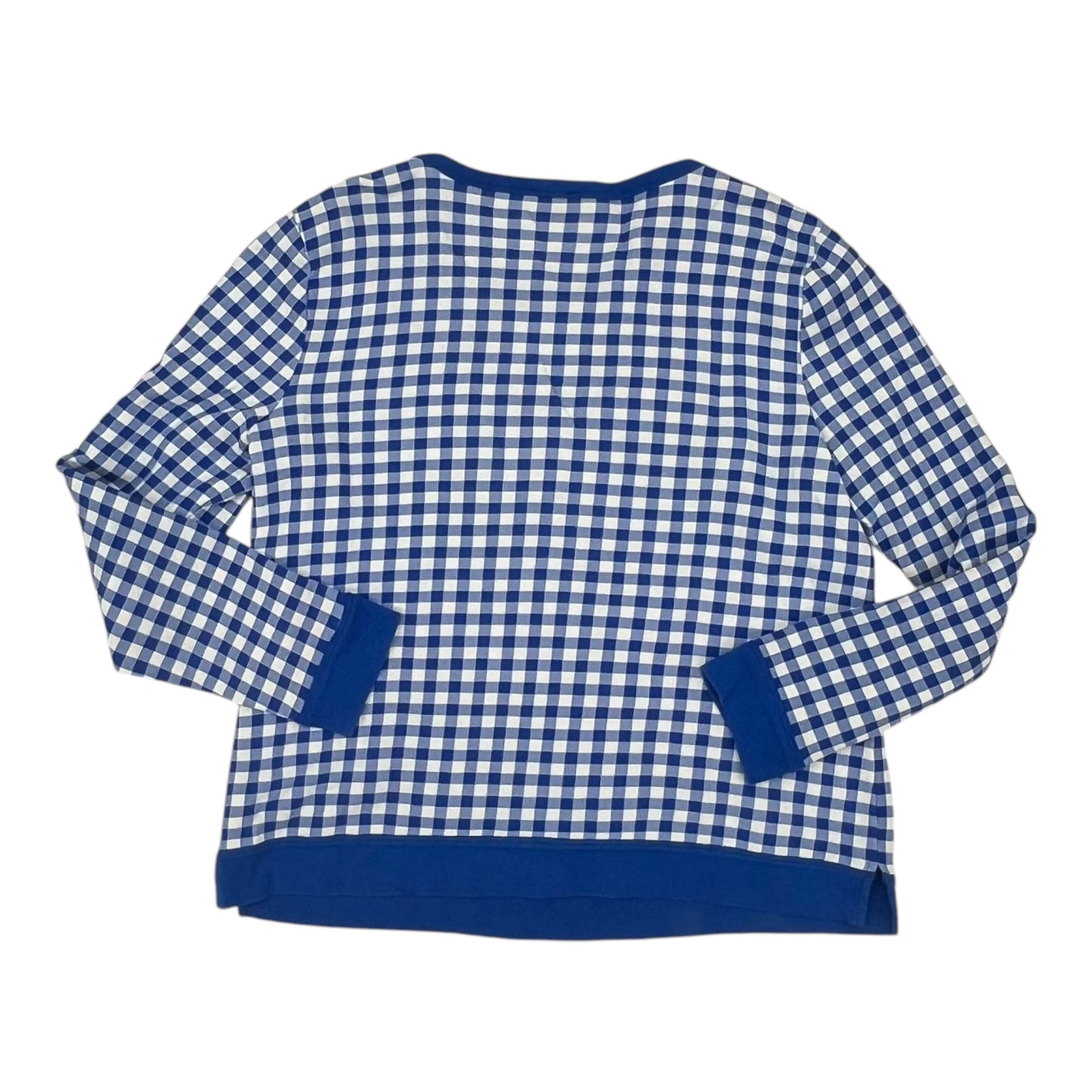 Sweatshirt Crewneck By Talbots In Blue & White, Size:L