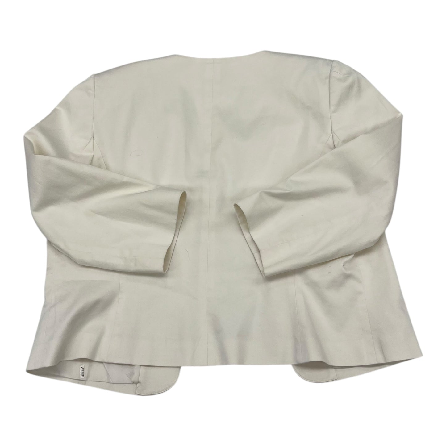 Blazer By Tahari By Arthur Levine In White, Size:Xl