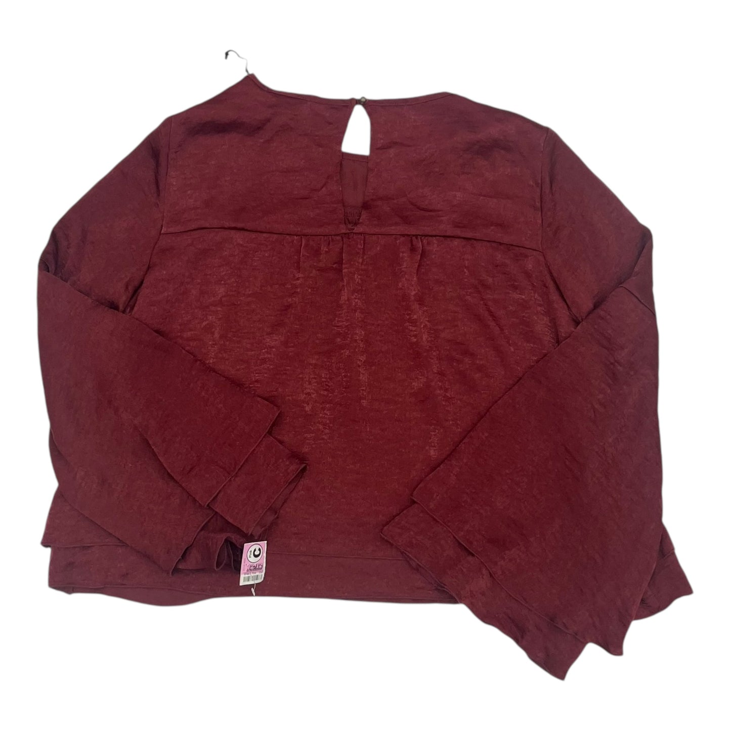 Blouse Ls By Halogen In Red, Size:L