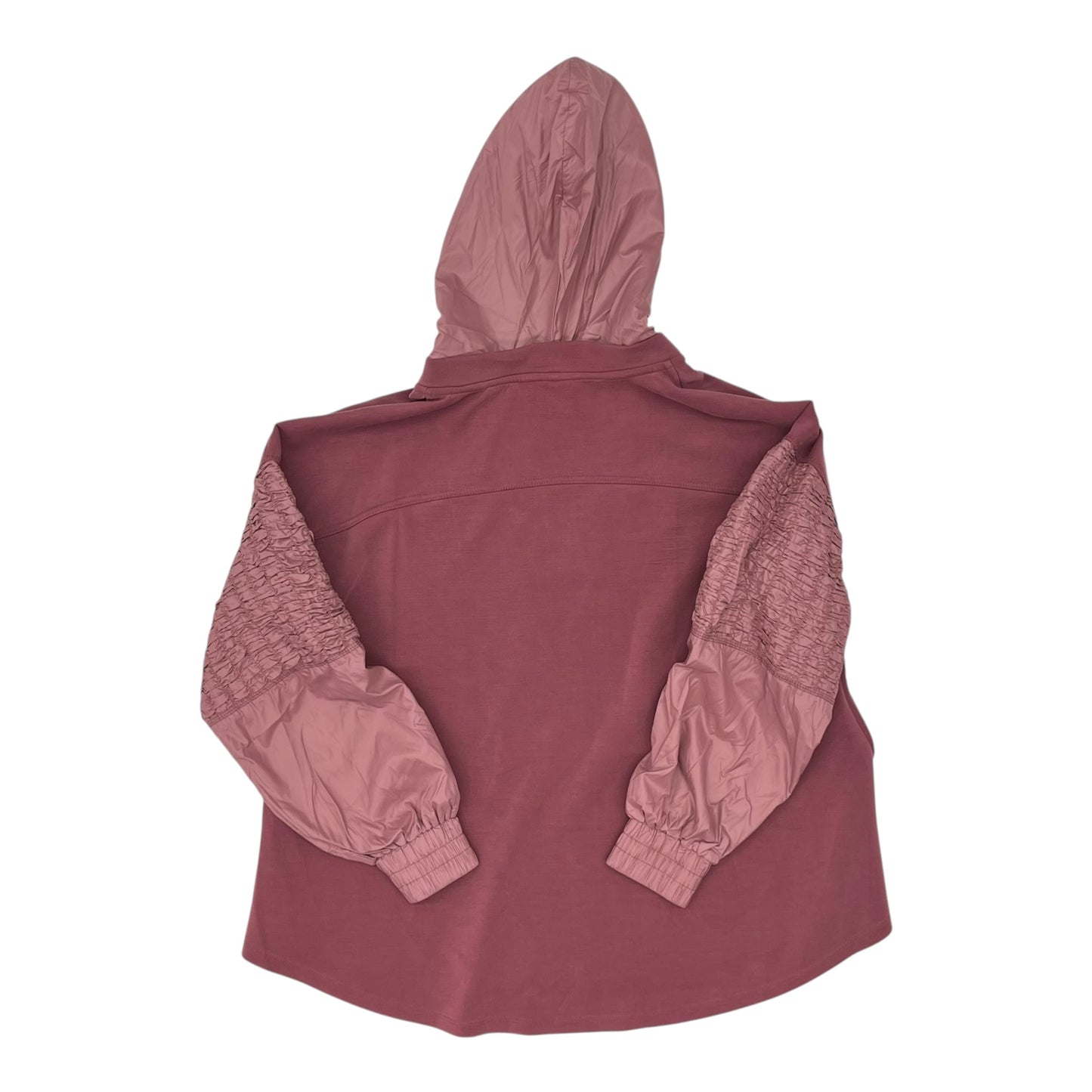 Sweatshirt Hoodie By Clothes Mentor In Pink, Size:Xl