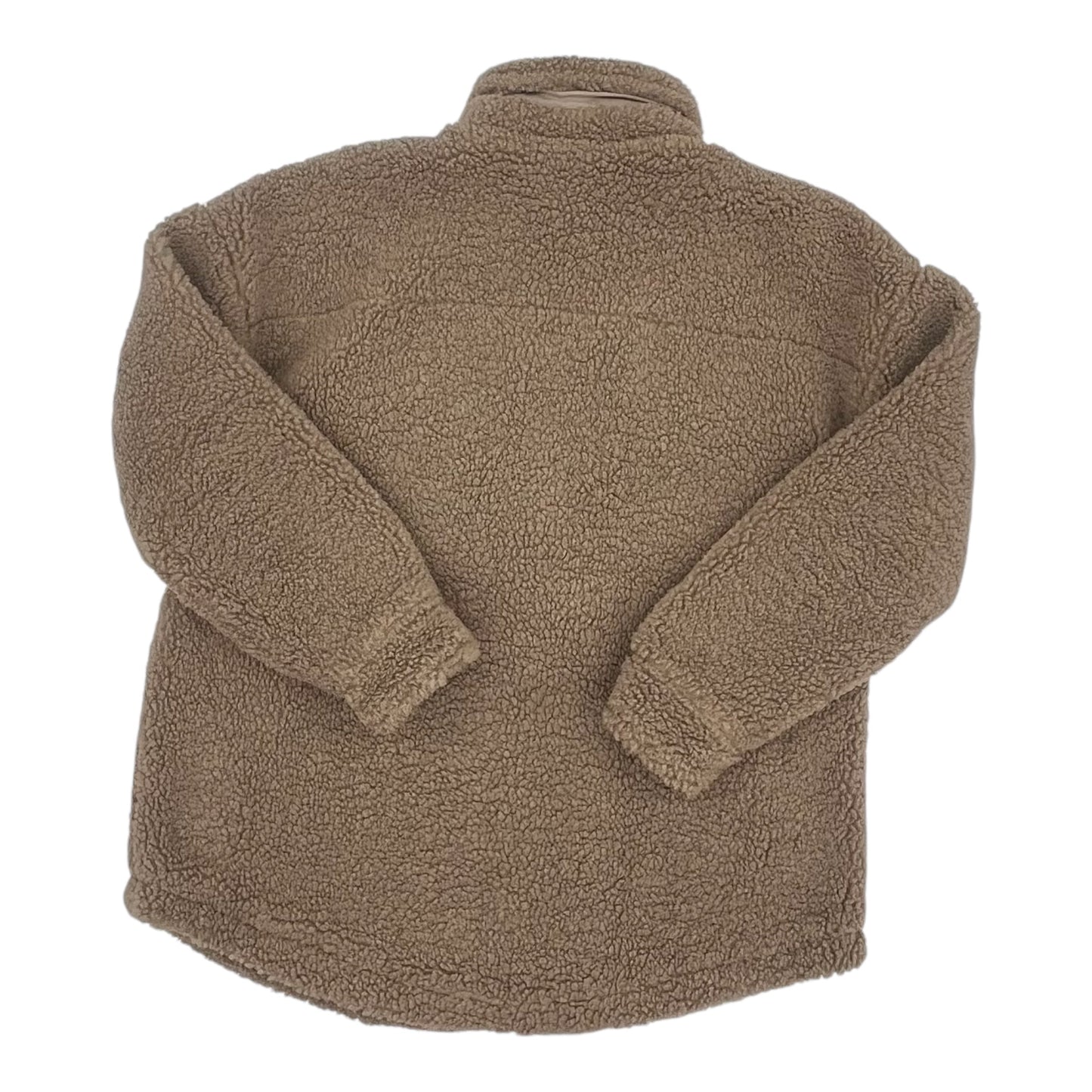 Jacket Faux Fur & Sherpa By Thread And Supply In Brown, Size:S