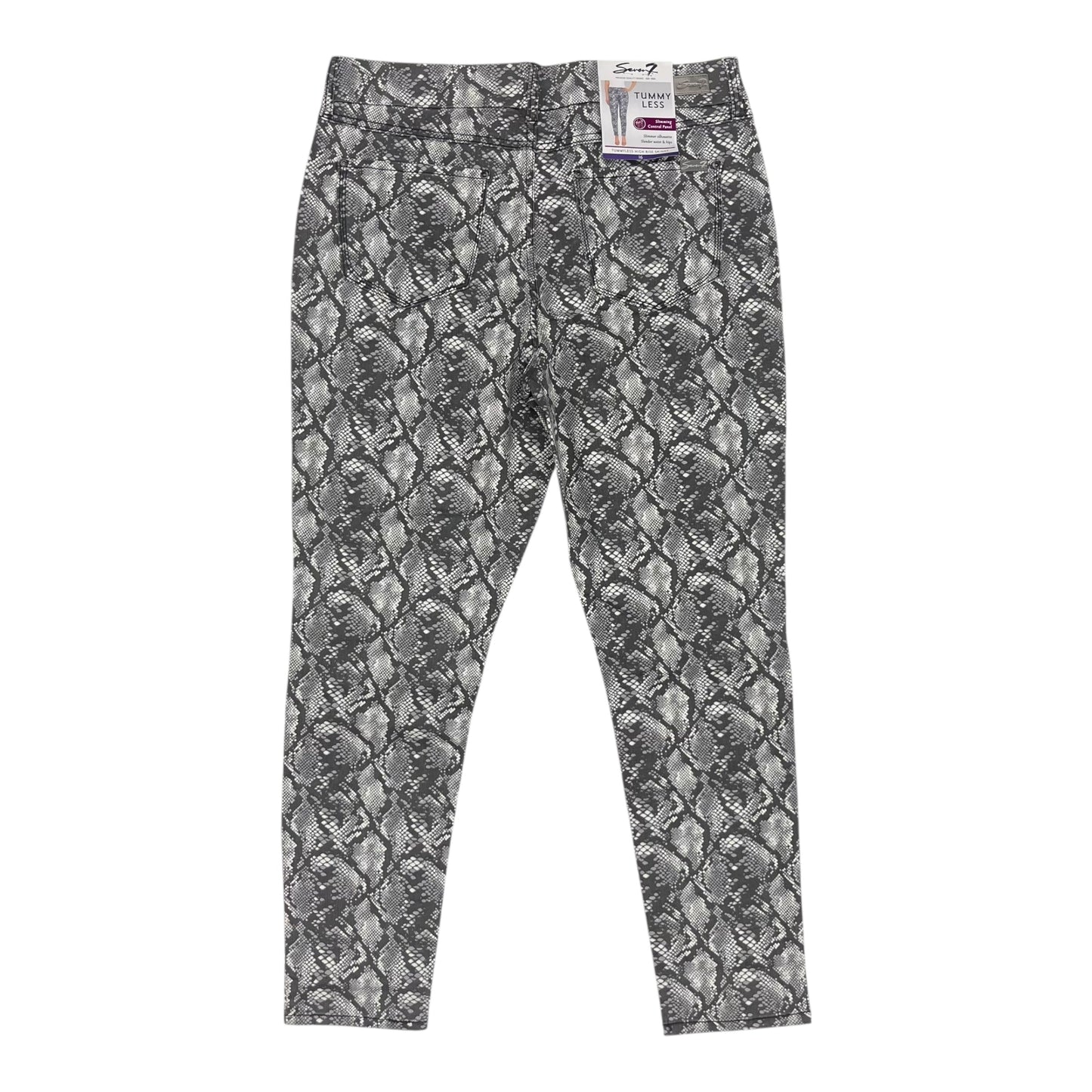 Jeans Skinny By Seven 7 In Snakeskin Print, Size:16