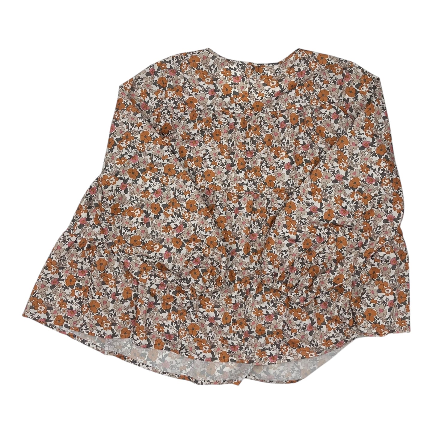 Top Ls By Shein In Floral Print, Size:3X