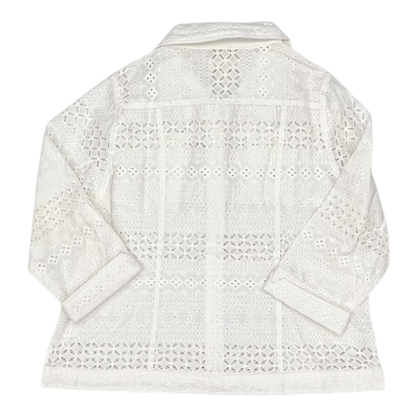 Jacket Other By Clothes Mentor In White, Size:Xl