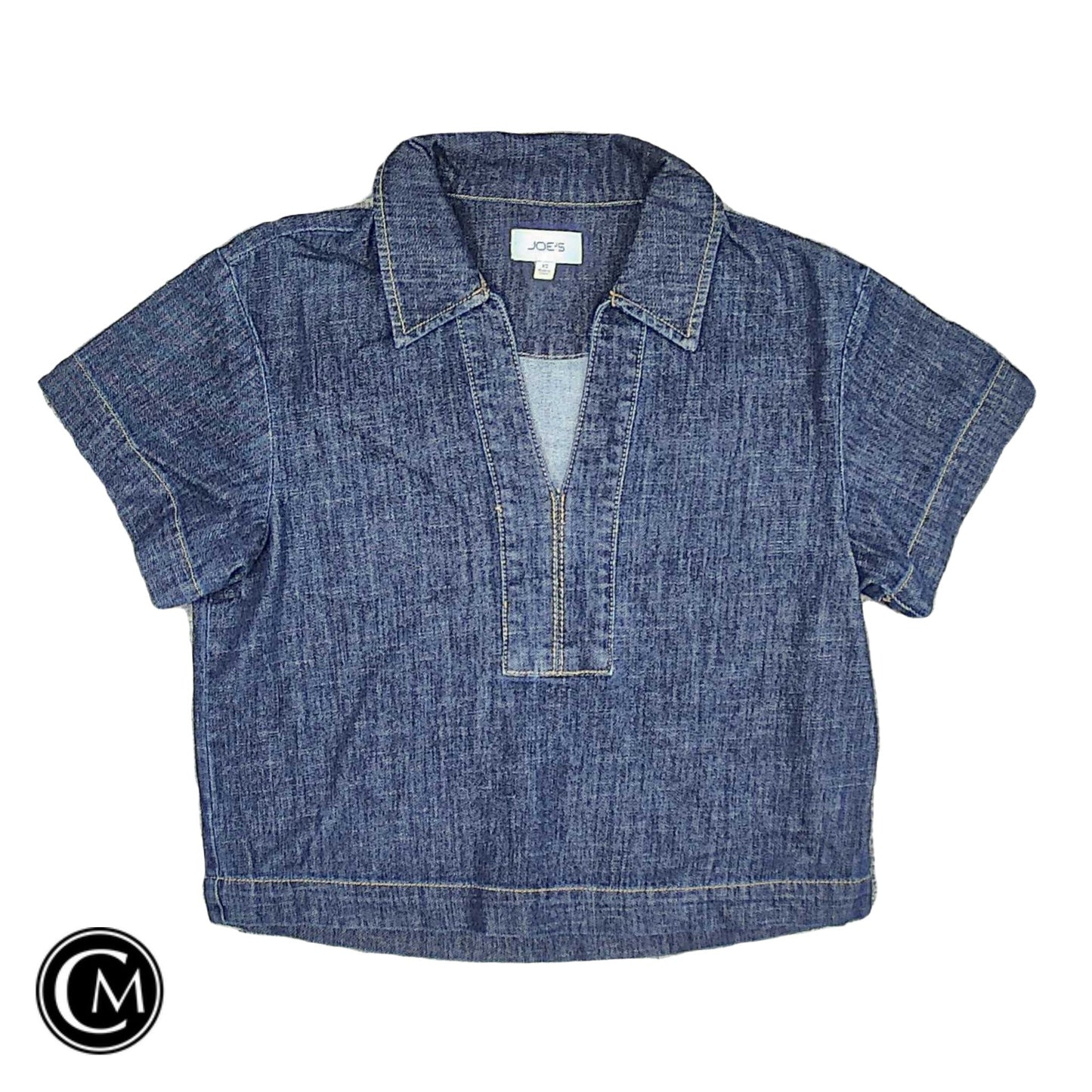 Top Ss By Joes Jeans In Blue Denim, Size: Xs