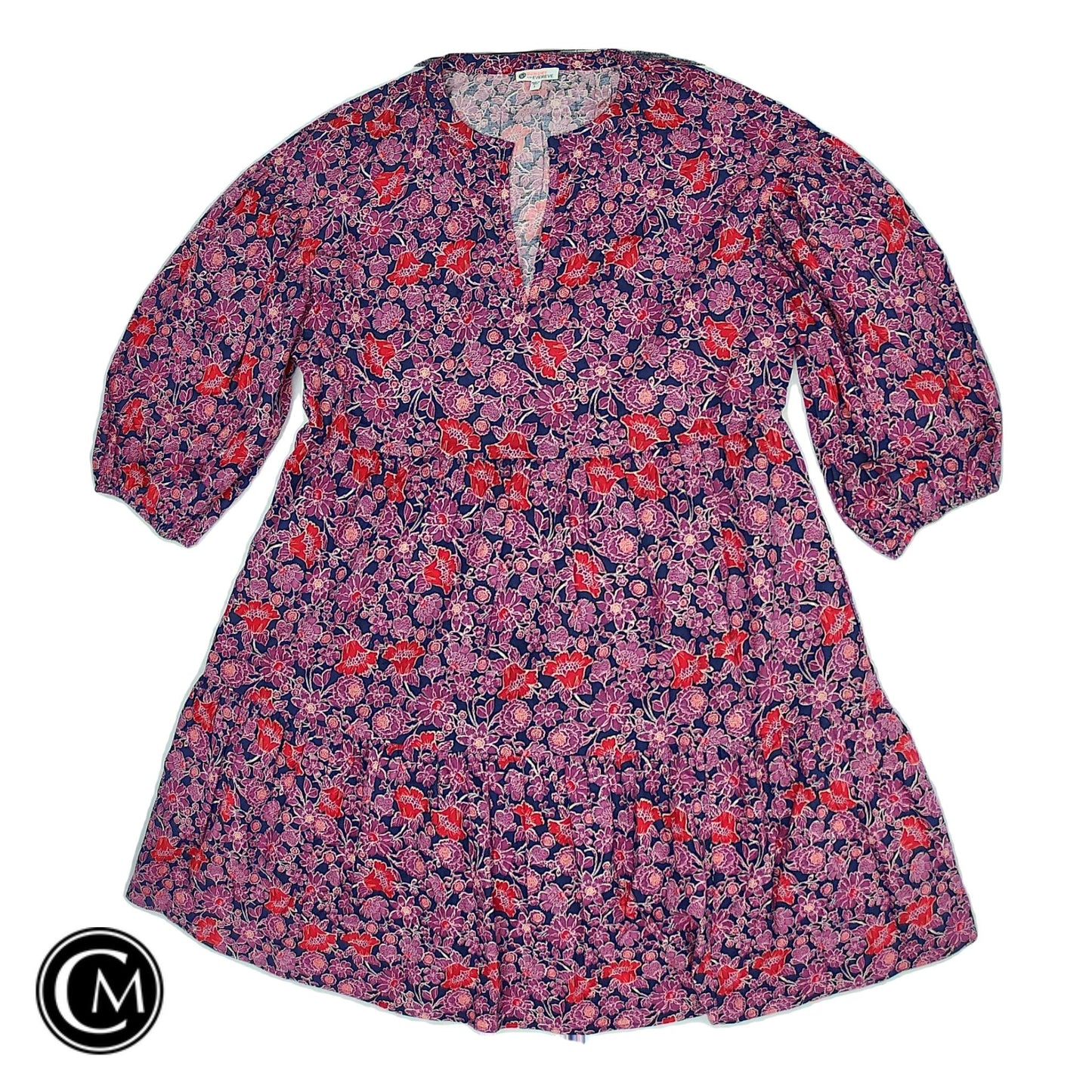 Dress Casual Short By Sundry In Orange & Purple, Size: S