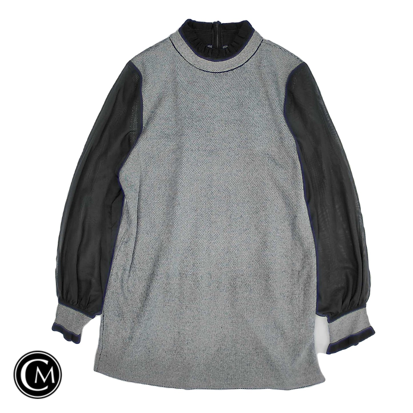 Tunic Ls By Ming Wang In Black & White, Size: S image 1