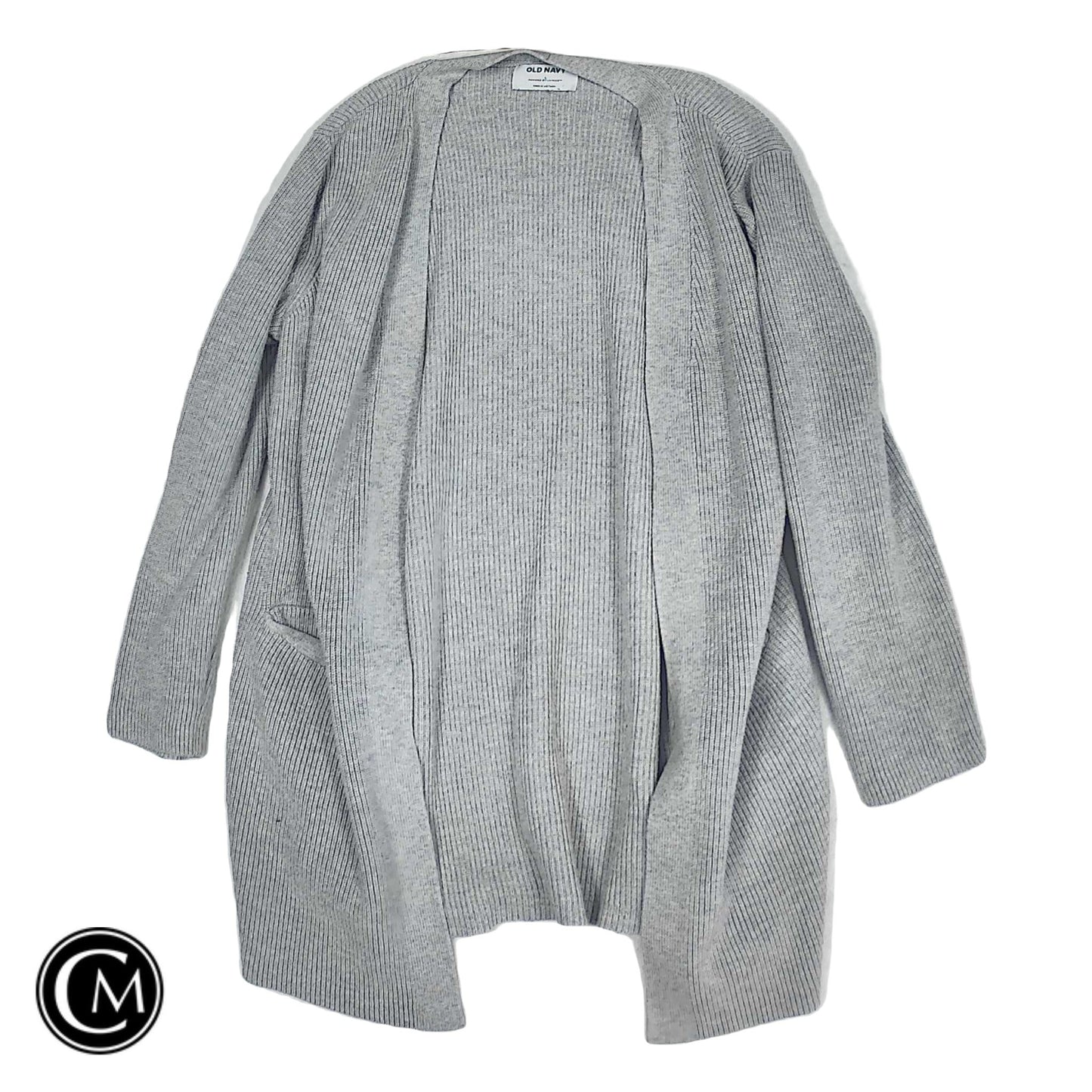 Sweater Cardigan By Old Navy In Grey, Size: L image 1