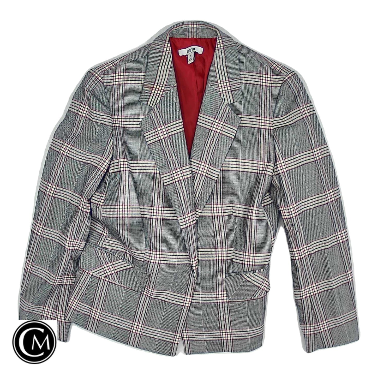 Blazer By Bar Iii In Plaid Pattern, Size: 2 image 1