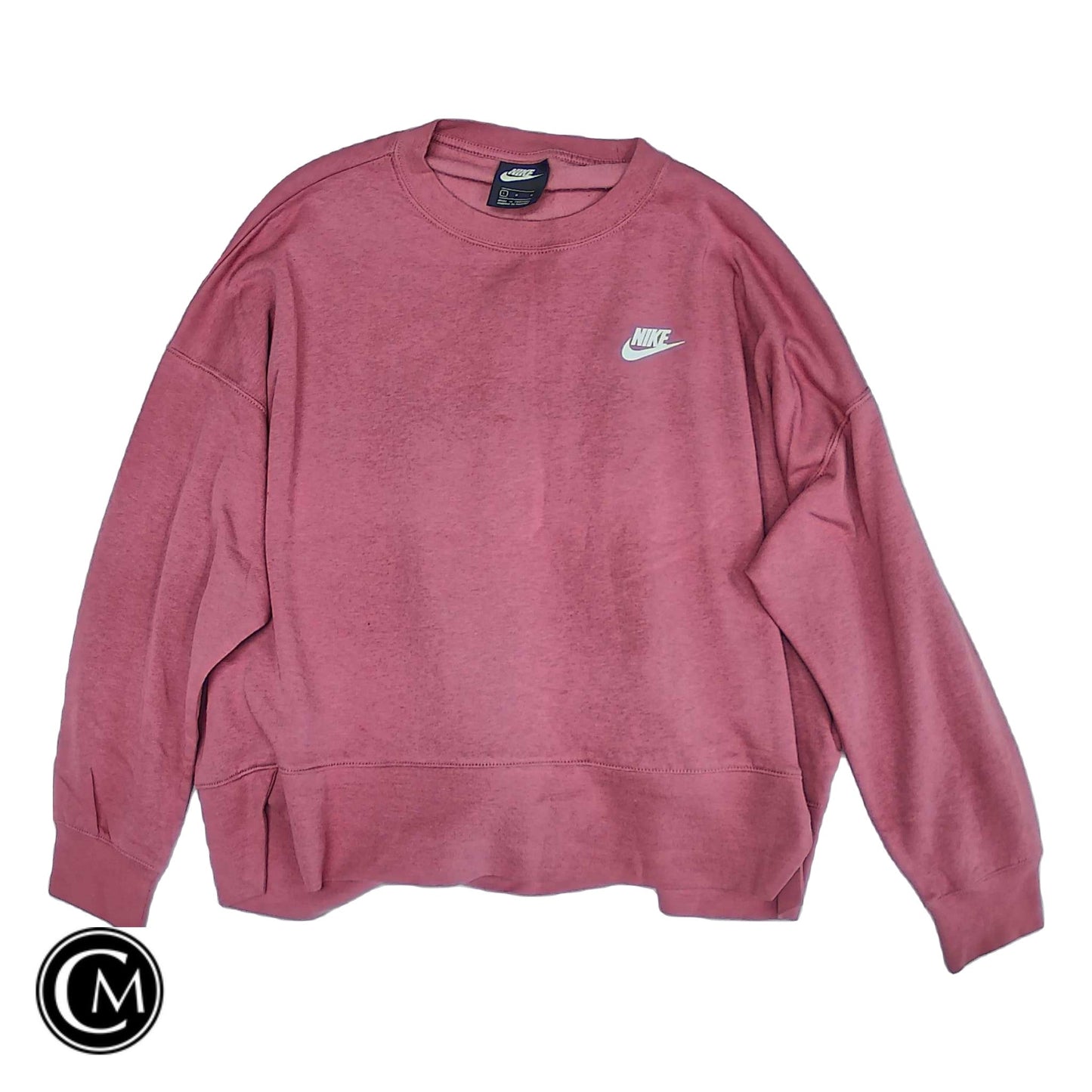 Sweatshirt Crewneck By Nike In Pink, Size: L