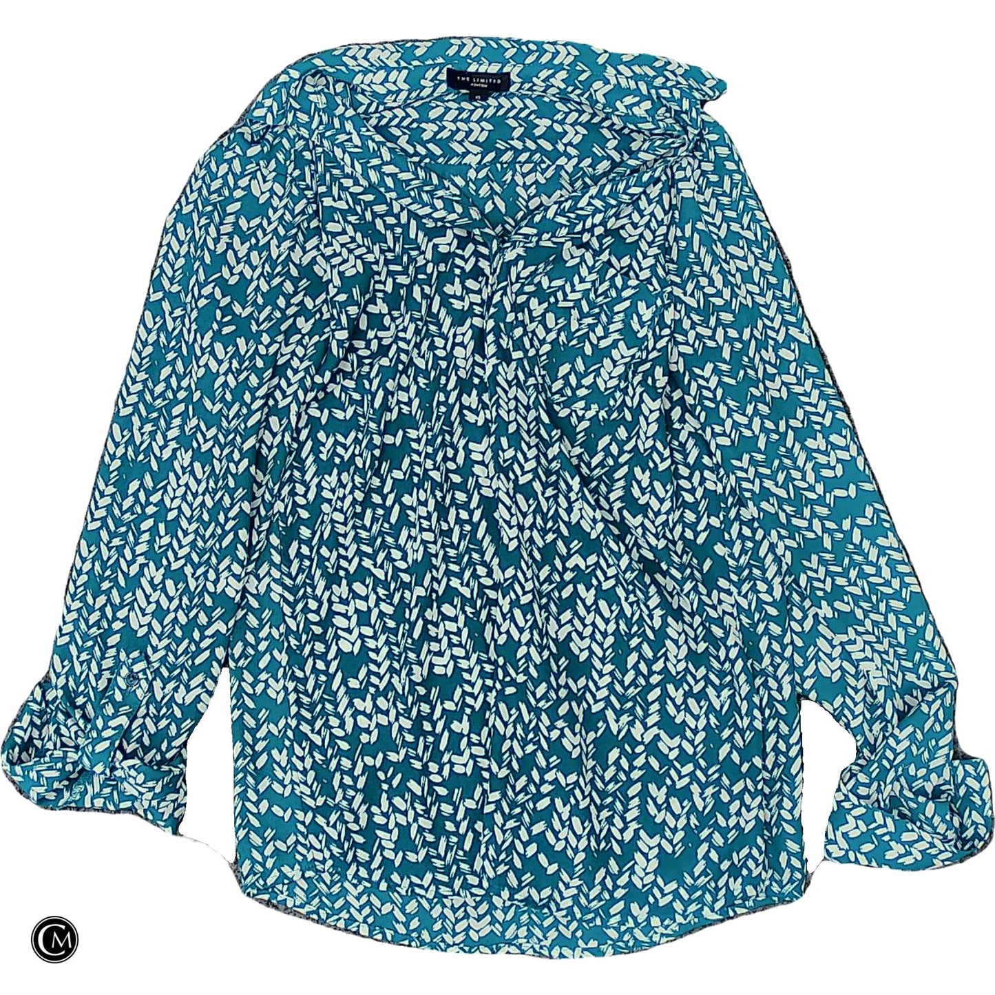 Top Ls By Limited In Green & White, Size: Xs