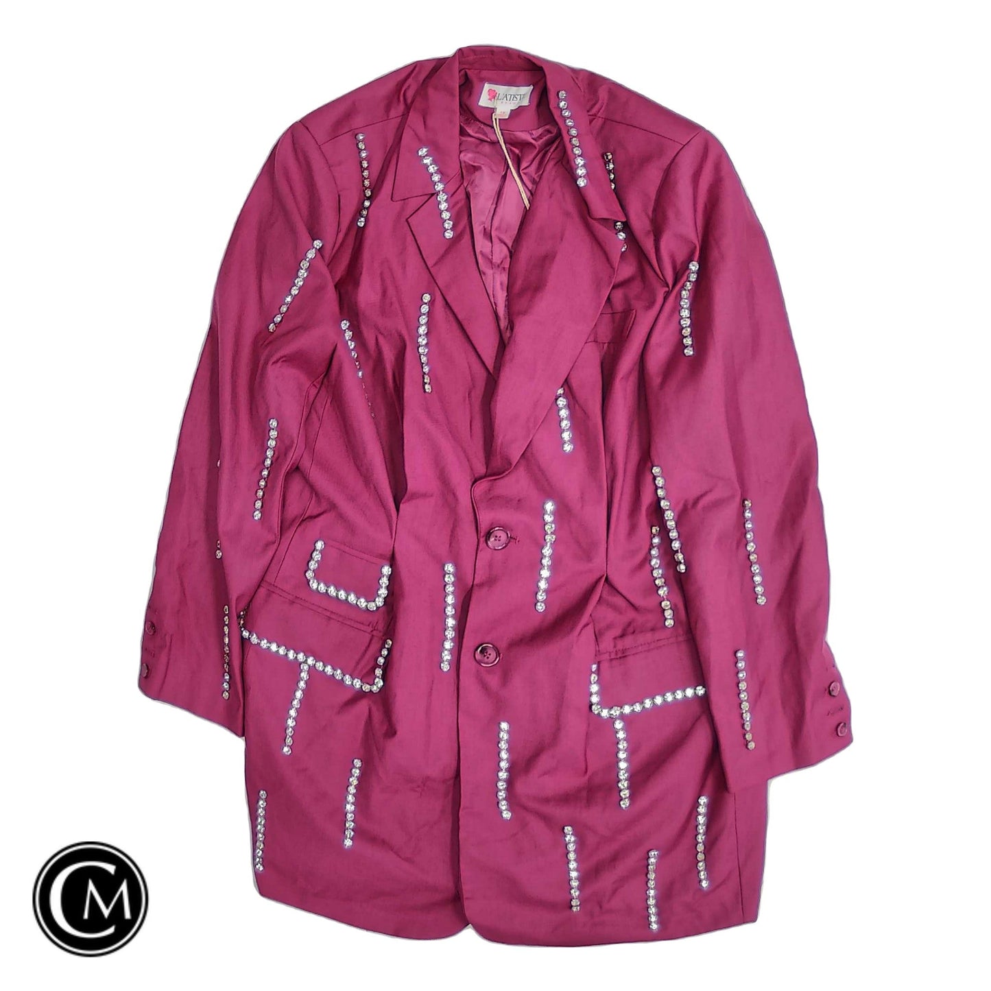 Blazer By Latiste In Purple, Size: 1x