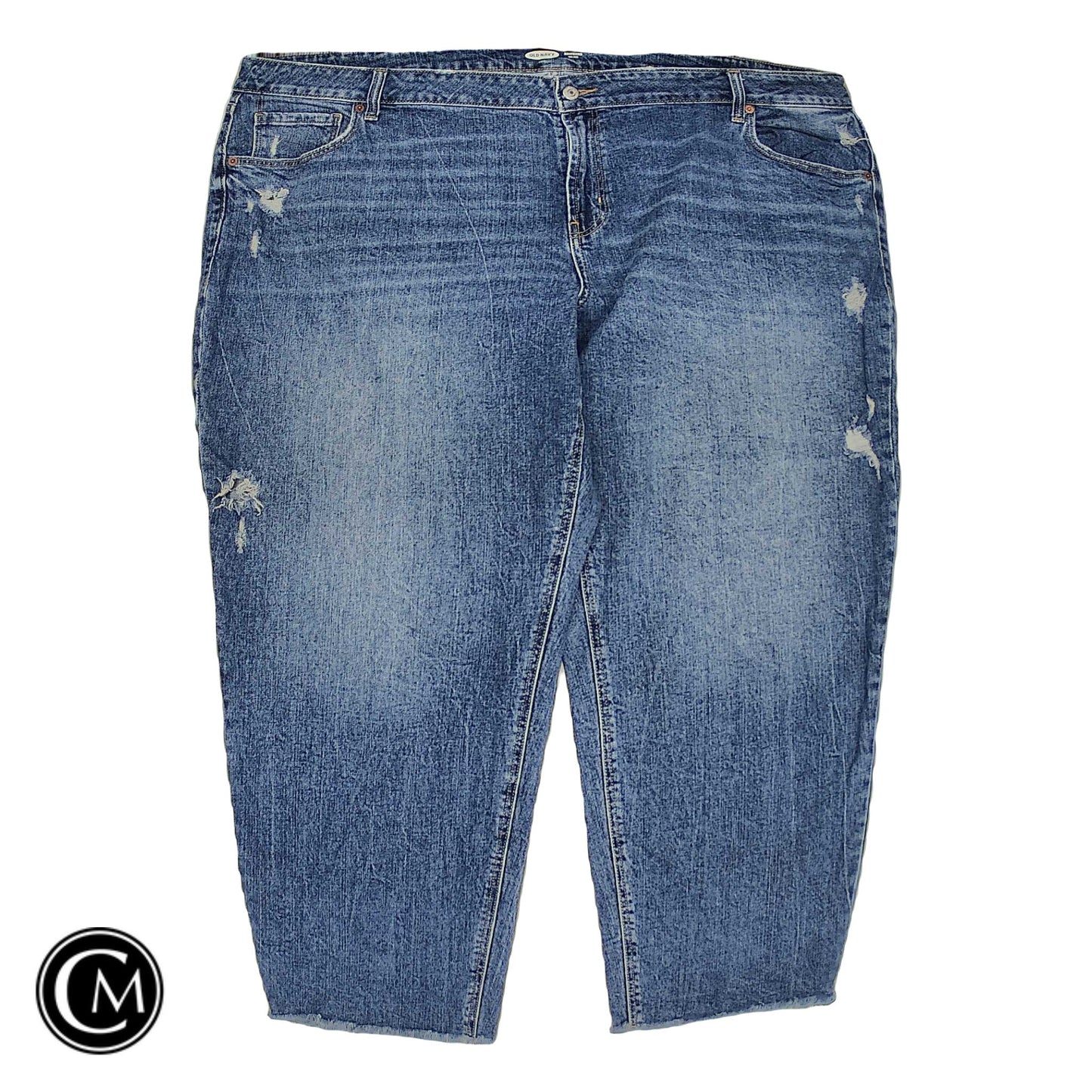 Jeans Cropped By Old Navy In Blue Denim, Size: 24