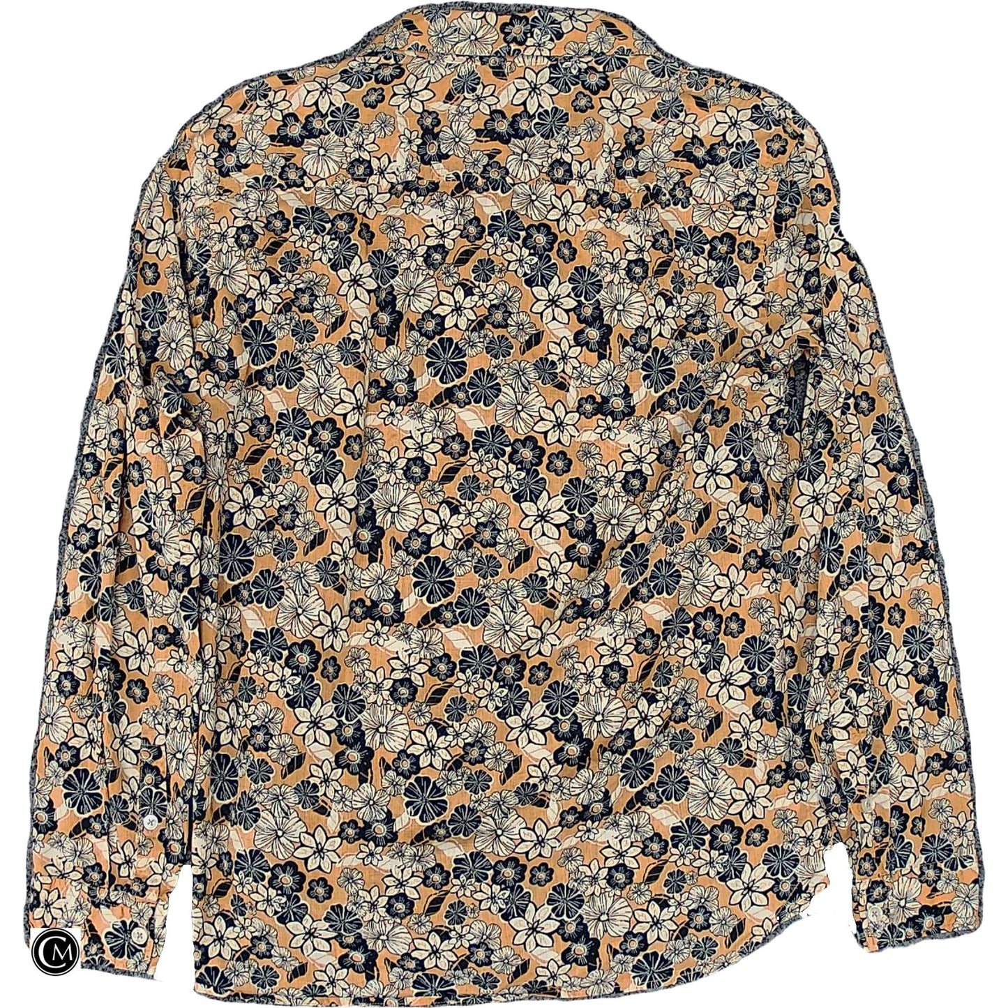 Top Ls By Mng In Blue & Yellow, Size: Xxs