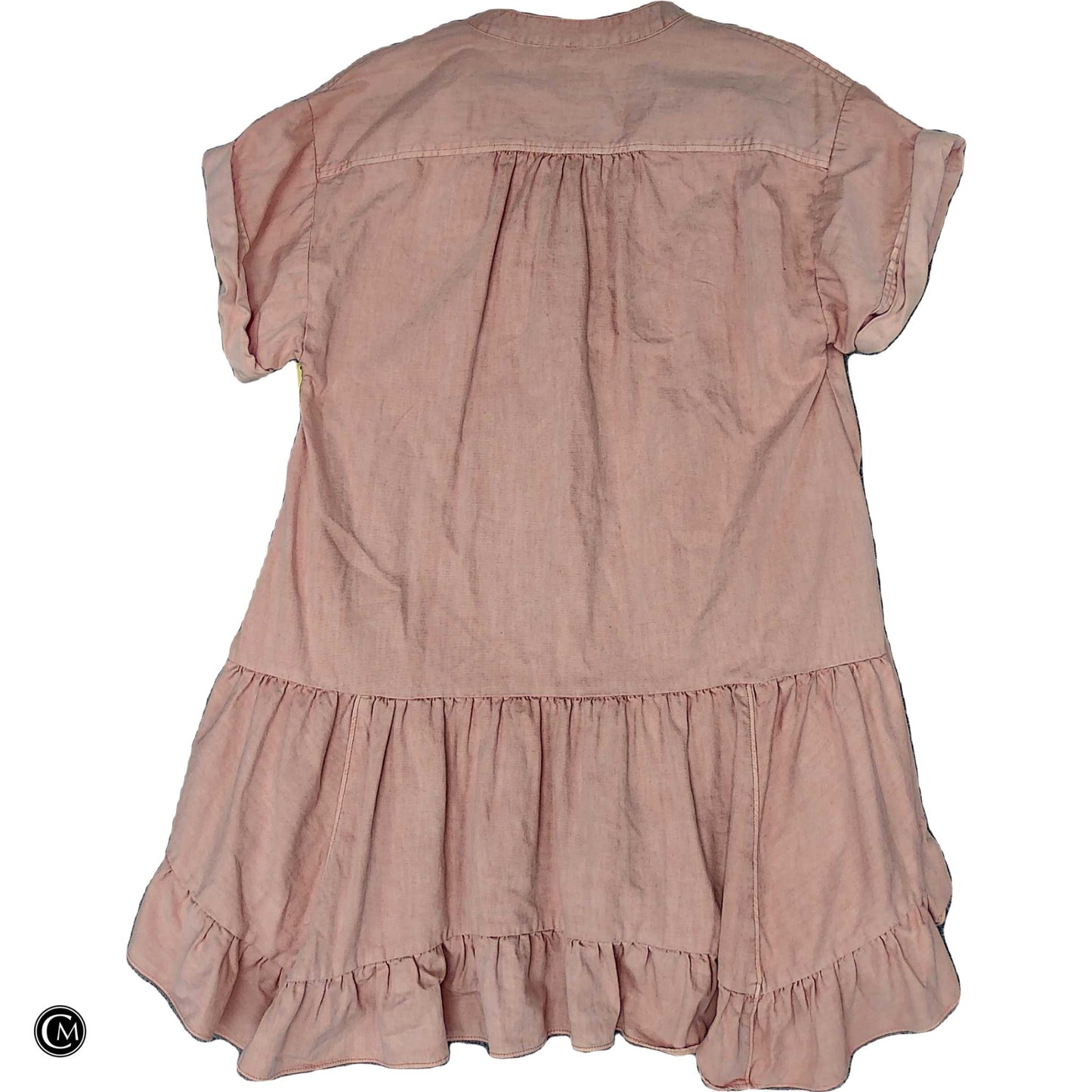 Dress Casual Short By Free People In Pink Denim, Size: Xs