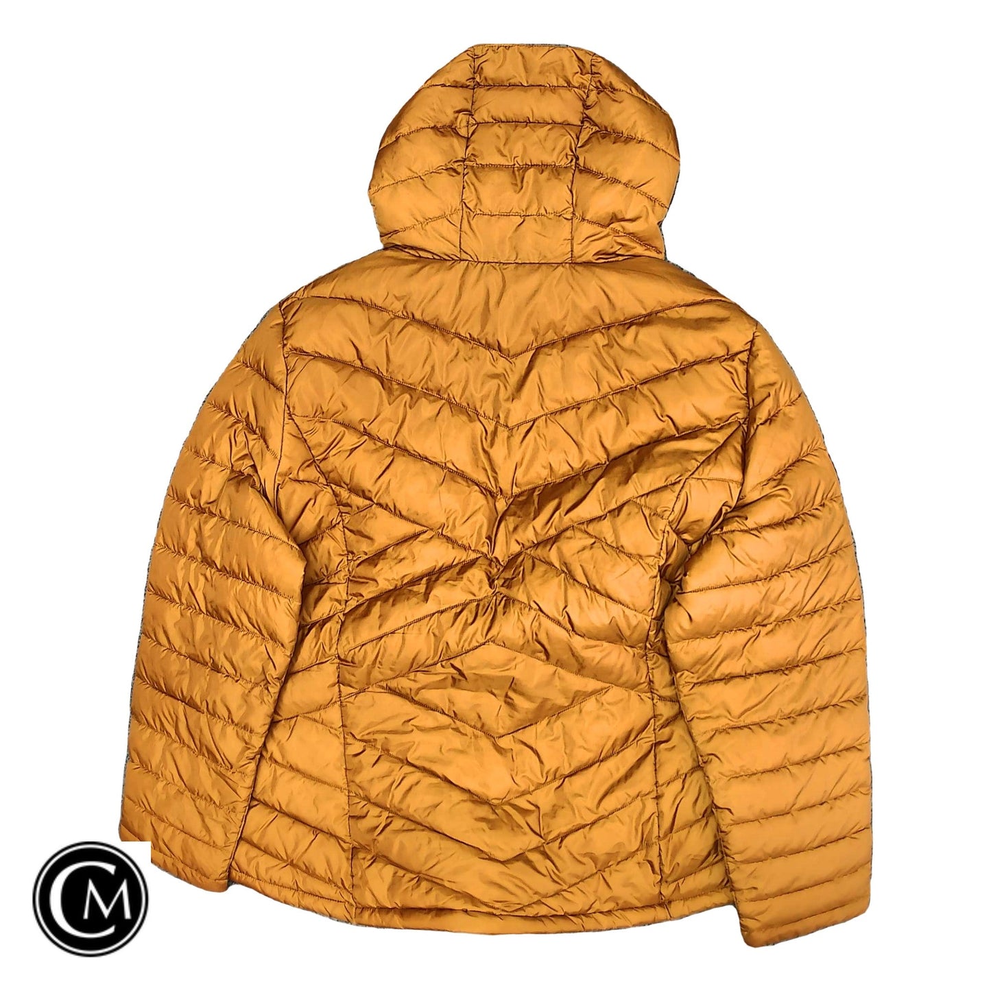 Coat Puffer & Quilted By Hfx In Orange, Size: Xxl
