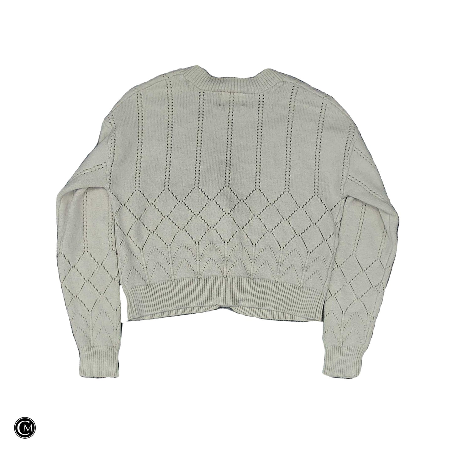 Sweater Cardigan By Clothes Mentor In Floral Print, Size: S