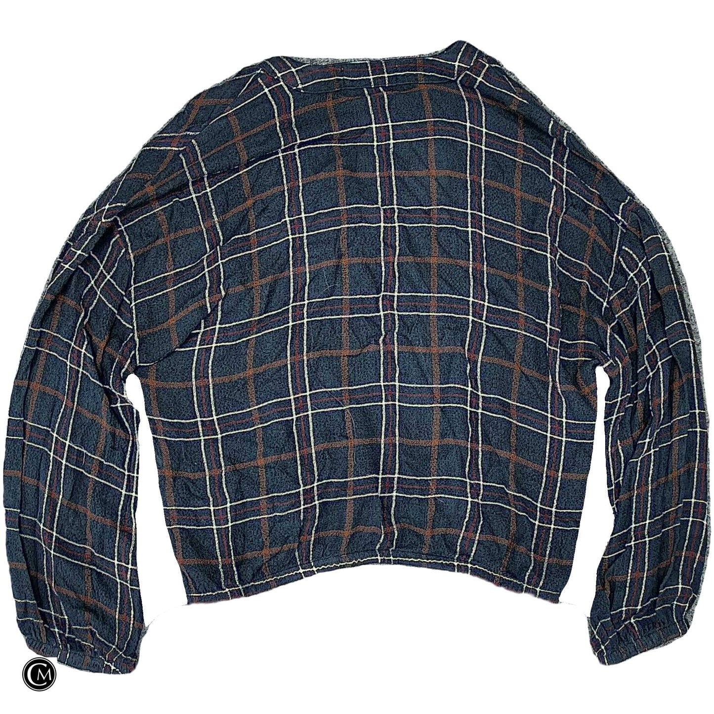 Top Ls By Cloth And Stone In Plaid Pattern, Size: Xs