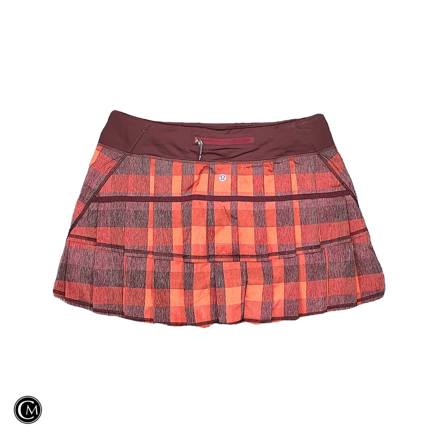 Athletic Skort By Lululemon In Purple & Red, Size: M image 2