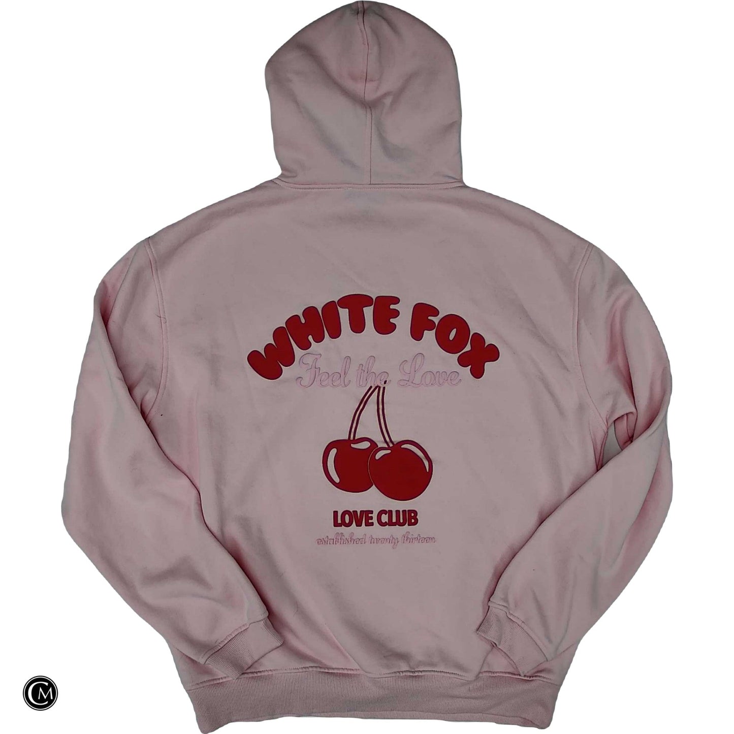 Sweatshirt Hoodie By White Fox In Pink, Size: M