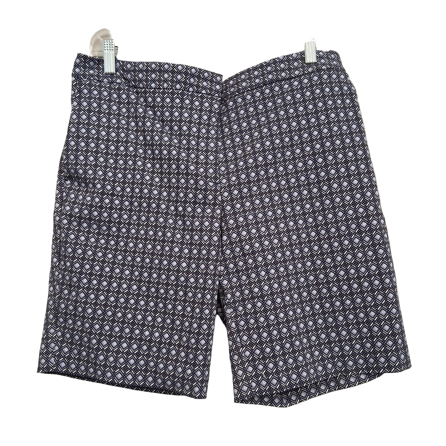 Shorts By Mario Serrani In Blue & White, Size:12