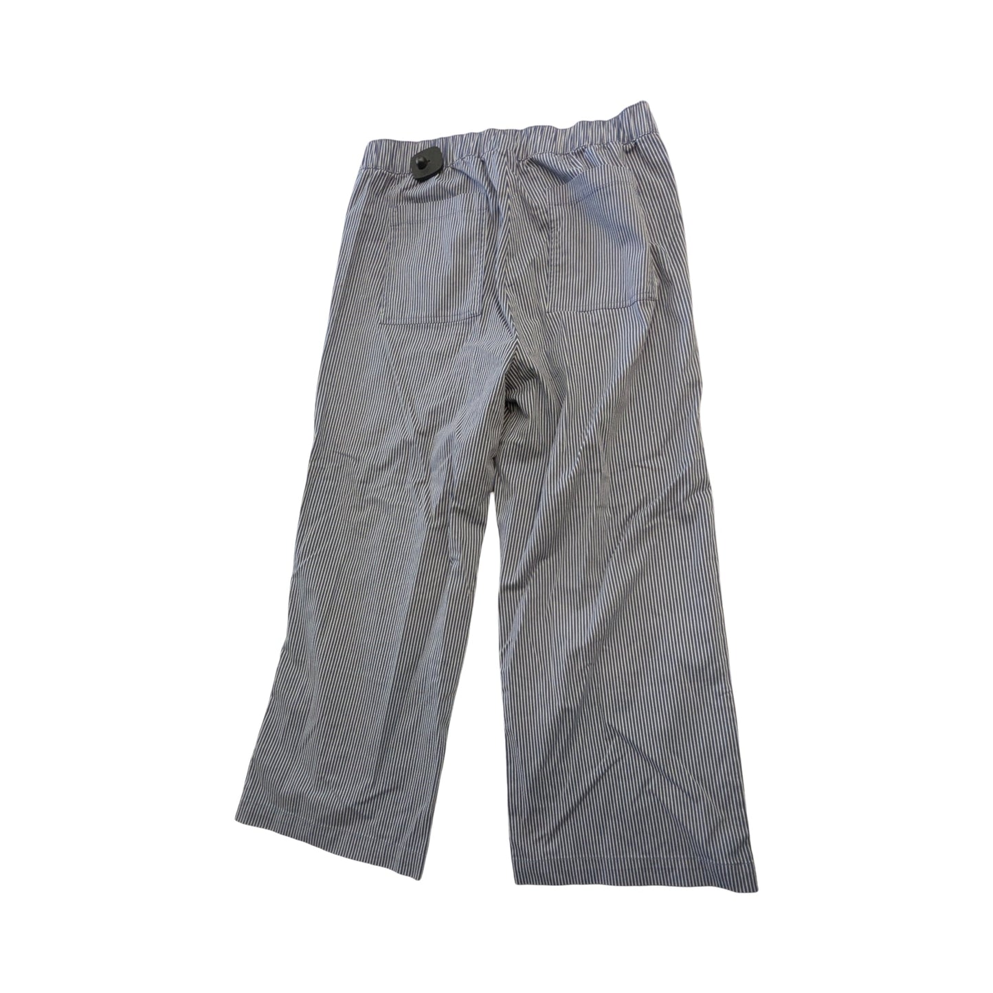 Pants Wide Leg By Gap In Striped Pattern, Size:L