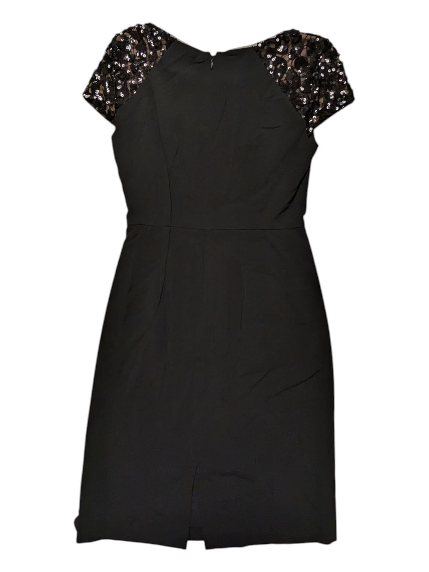 Dress Party Midi By Bcbgmaxazria In Black, Size:6