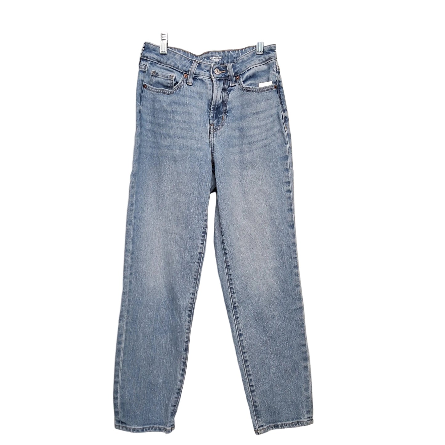 Jeans Straight By Old Navy In Blue Denim, Size:0