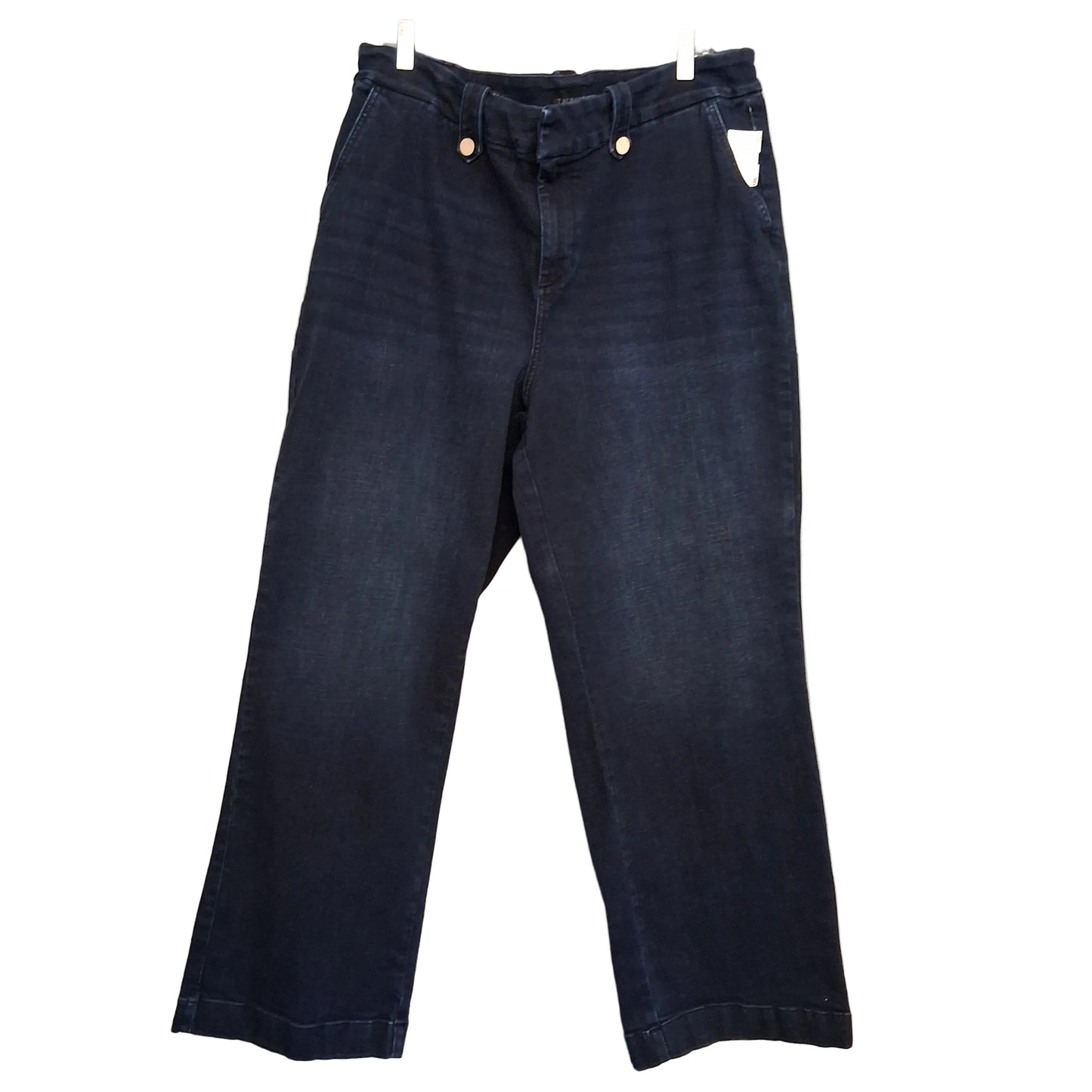 Jeans Wide Leg By Talbots In Blue Denim, Size:20