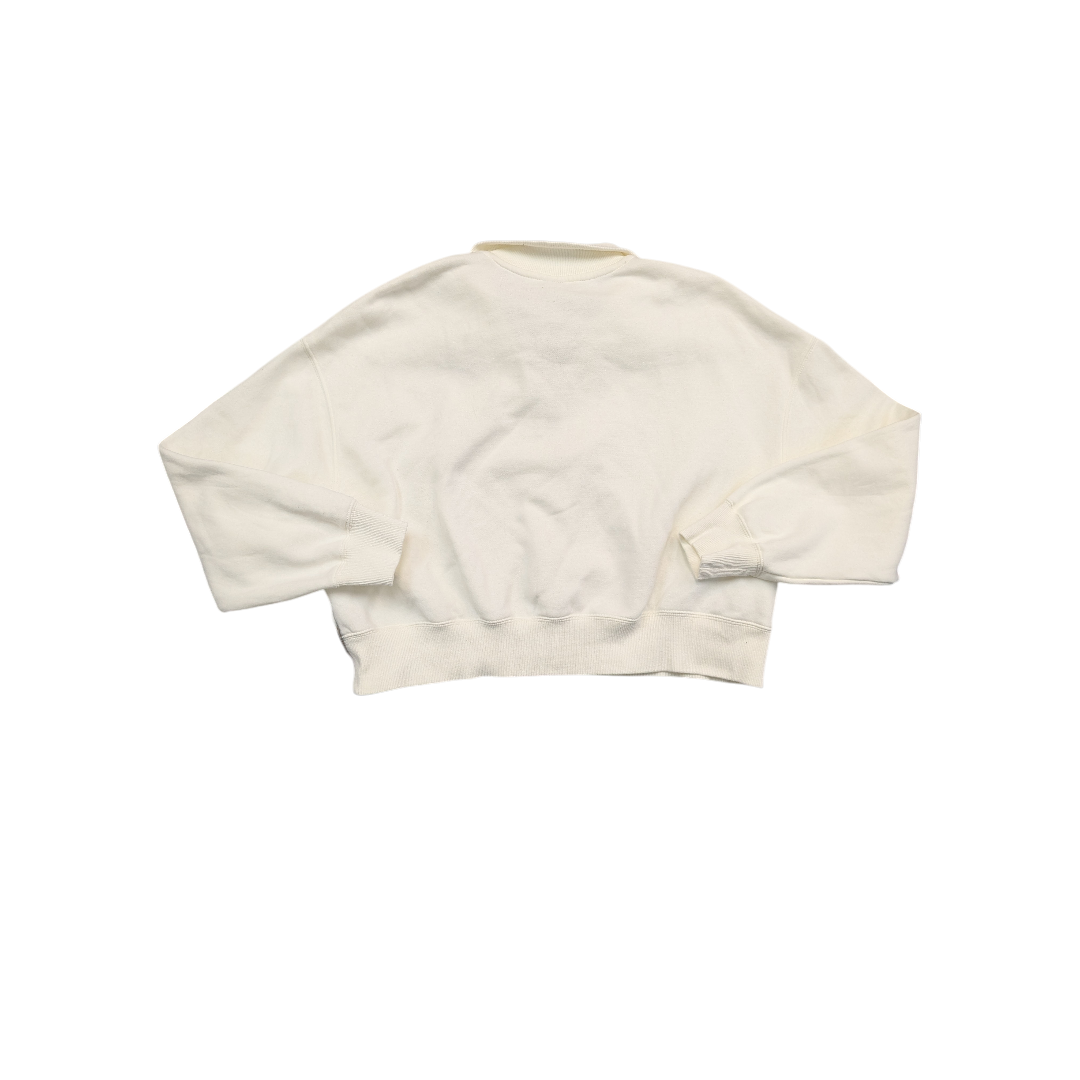 Athletic Sweatshirt Collar By Nike In White, Size:Xl