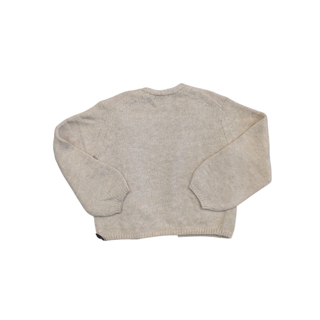 Sweater Cardigan By Banana Republic In Cream, Size:M