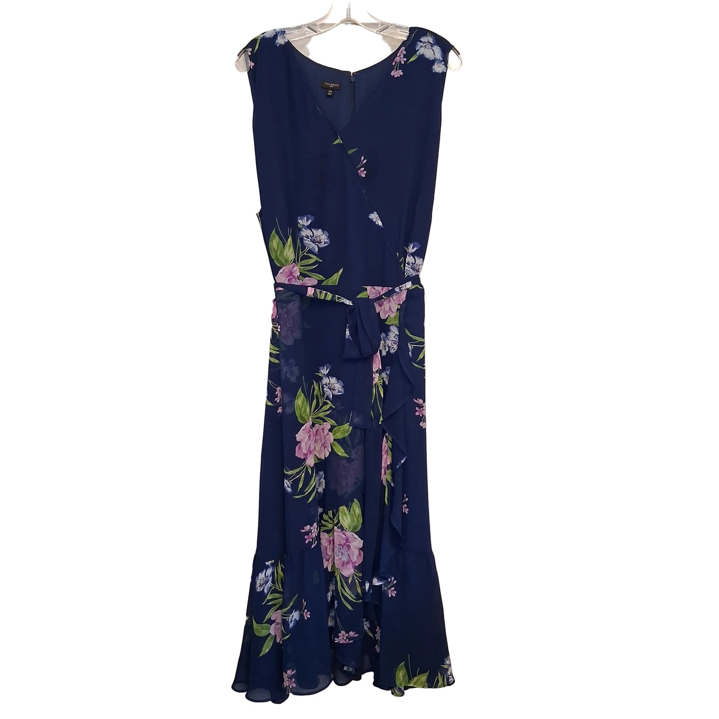Dress Casual Maxi By Talbots In Floral Print, Size:2X