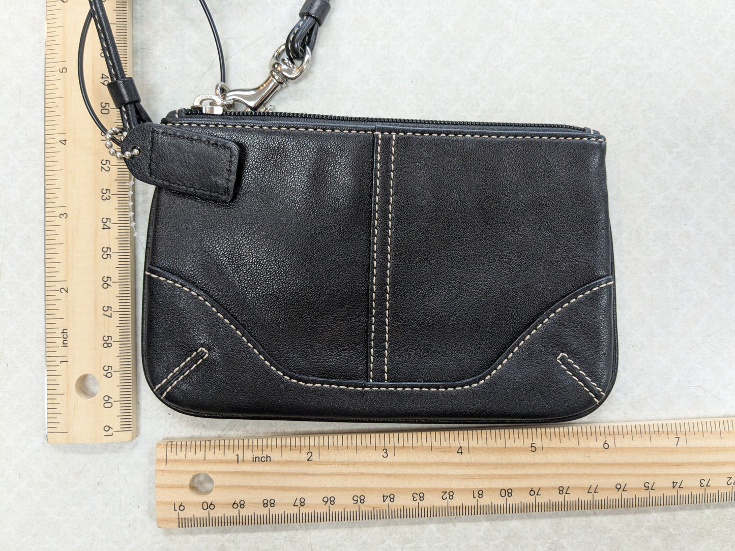 Wristlet Designer By Coach In Black, Size:Small