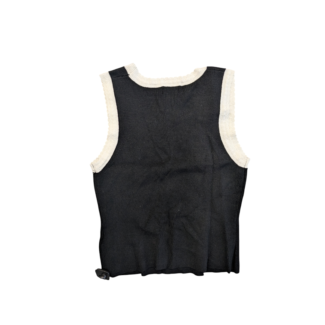 Top Sleeveless By Clothes Mentor In Black, Size:L