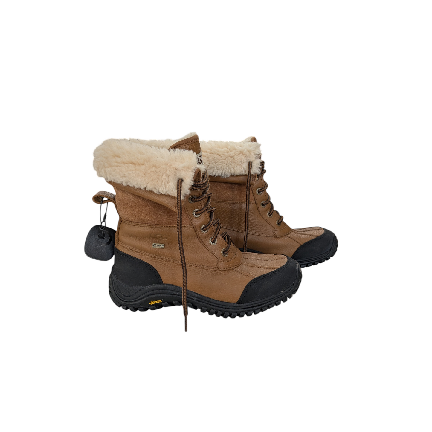 Boots Designer By Ugg In Black & Brown, Size:7