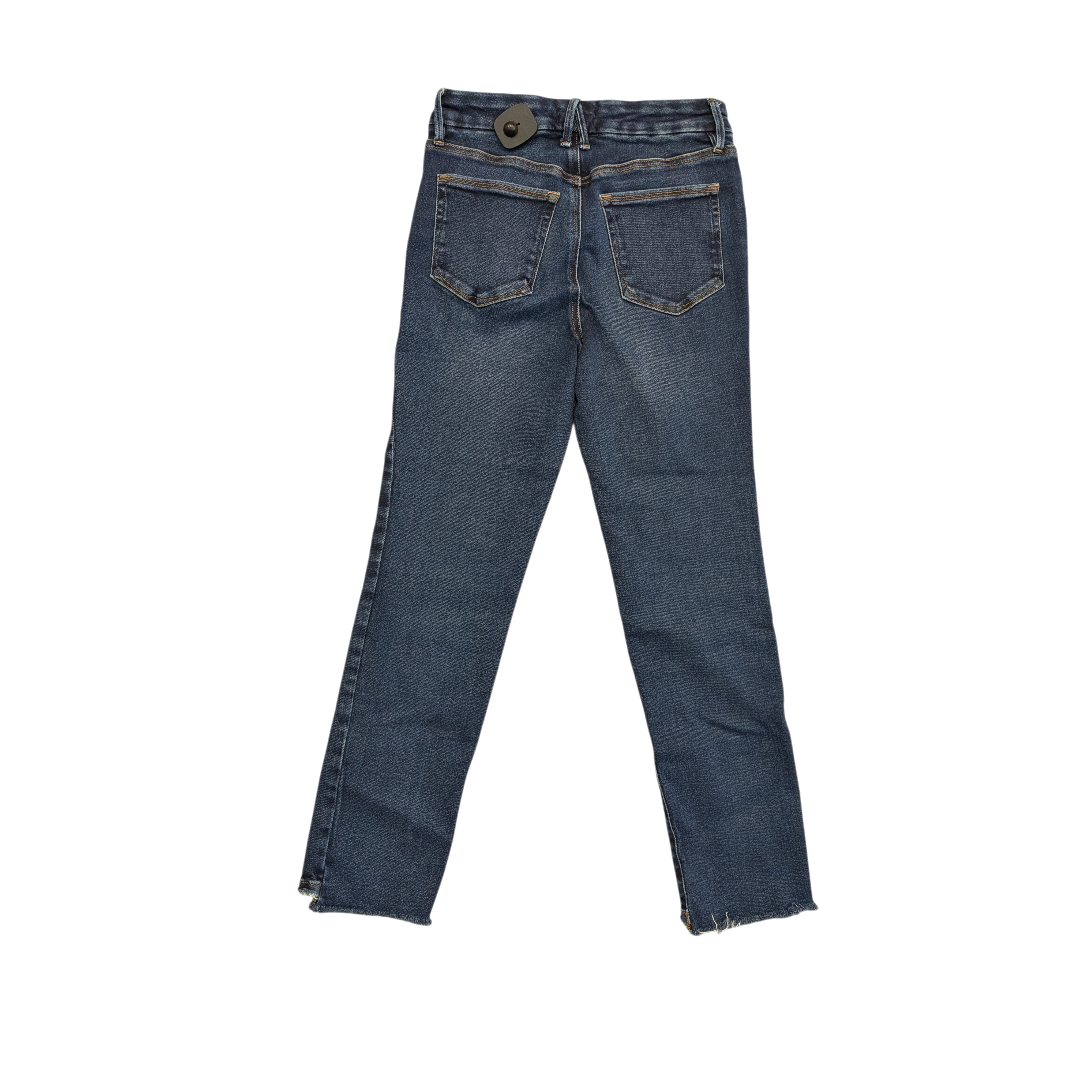 Jeans Straight By Good American In Blue Denim, Size:8