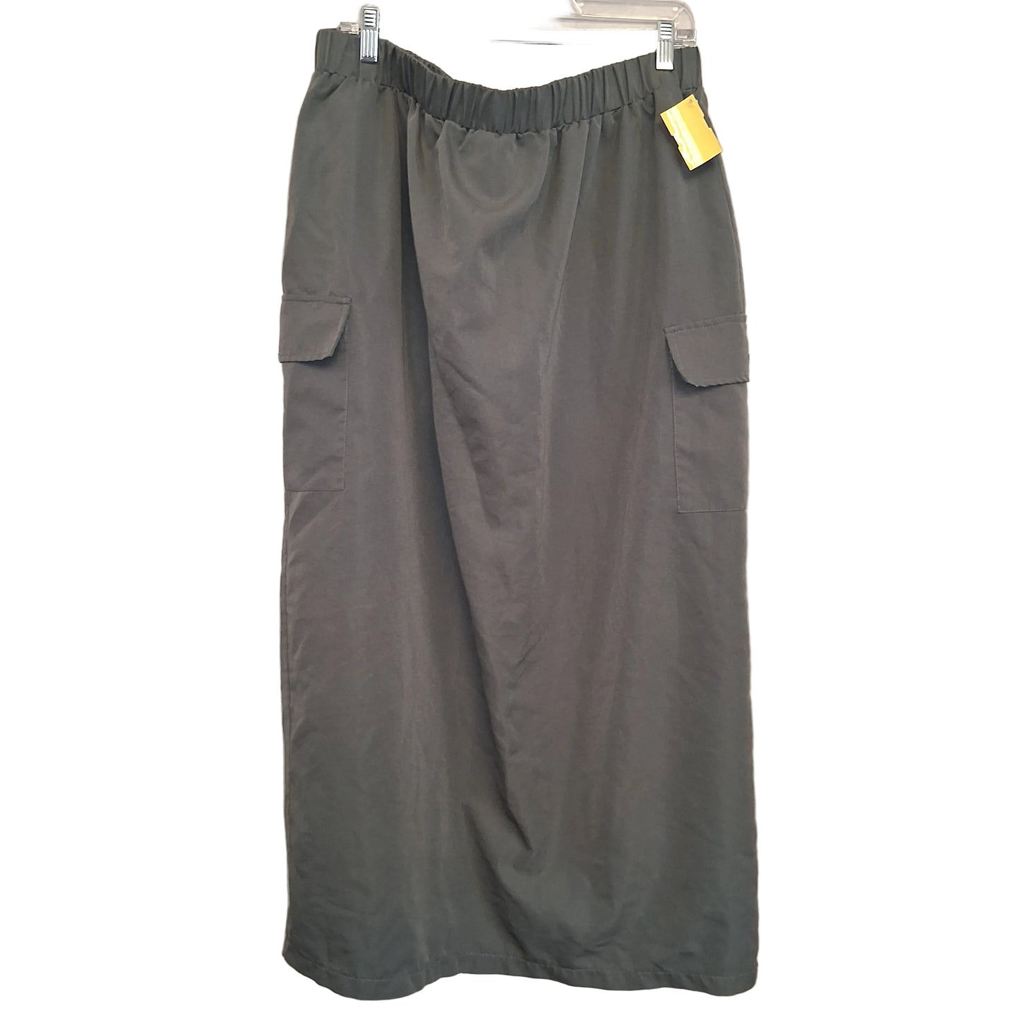 Skirt Maxi By Shein In Grey, Size:22