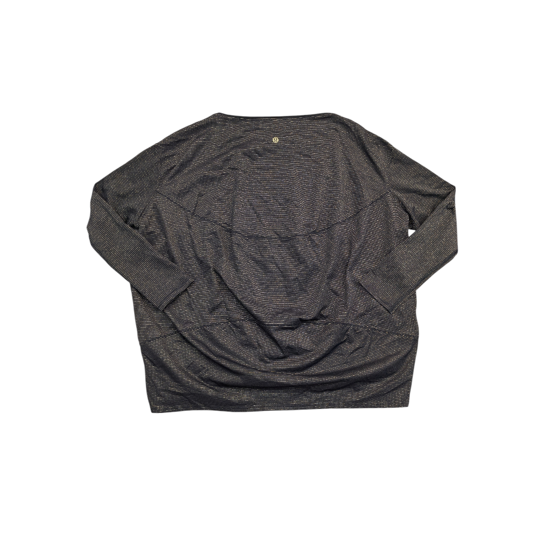 Athletic Top Ls Crewneck By Lululemon In Multi, Size:10