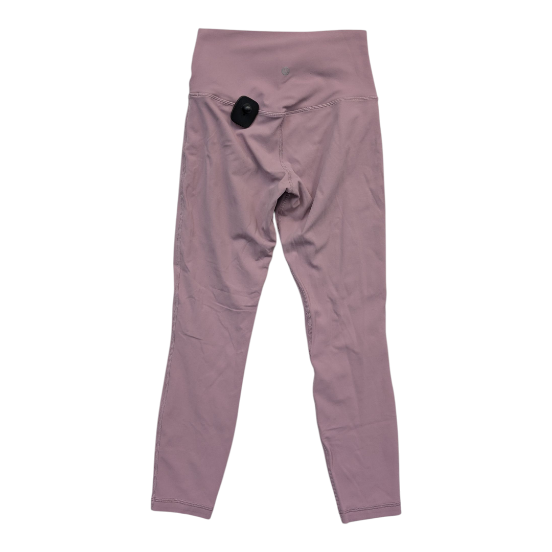 Athletic Leggings By Lululemon In Pink, Size:6