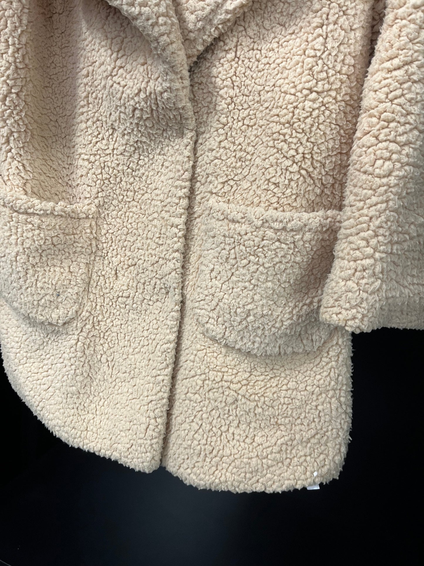 Jacket Faux Fur & Sherpa By C And C Size: L