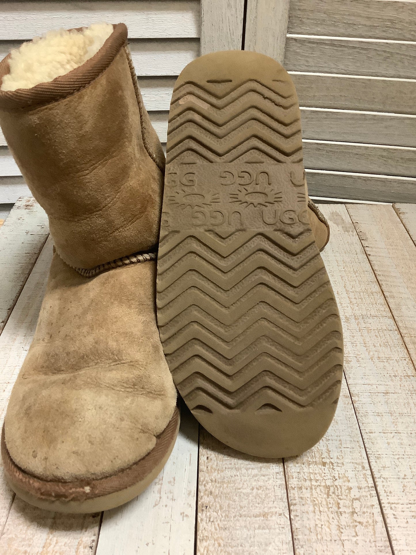 Boots Ankle Flats By Ugg Size: 5